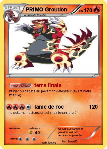 Pokemon PRIMO Groudon