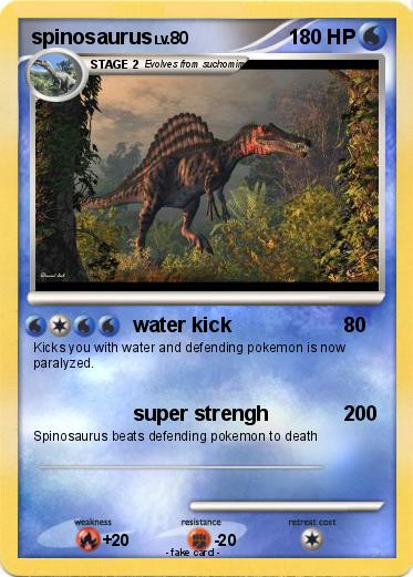 Pokemon spinosaurus