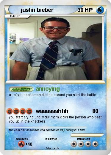 Pokemon justin bieber
