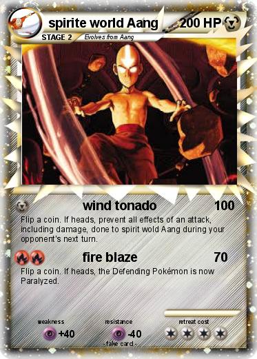 Pokemon spirite world Aang