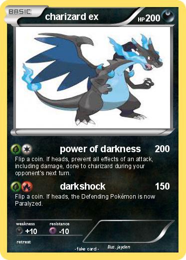 Pokemon charizard ex