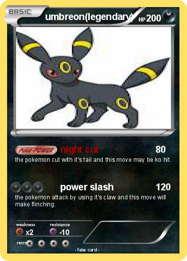 Pokemon umbreon(legendary)