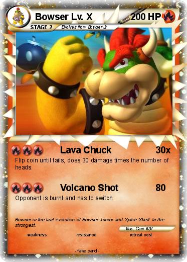 Pokemon Bowser Lv. X