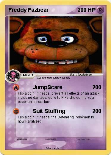 Pokemon Freddy Fazbear