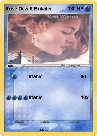 Pokemon Rose Dewitt Bukater