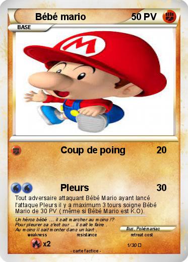 Pokemon Bébé mario