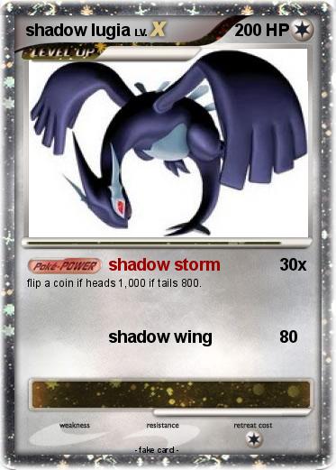 Pokemon shadow lugia