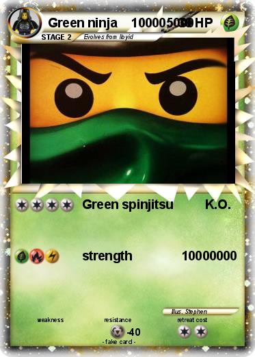 Pokemon Green ninja    100005000