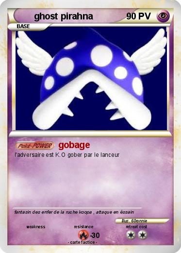 Pokemon ghost pirahna