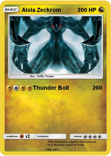 Pokemon Alola Zeckrom
