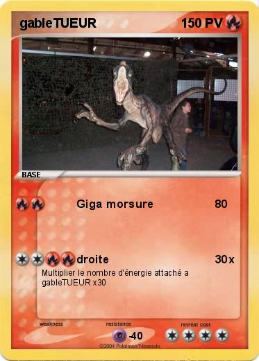 Pokemon gableTUEUR