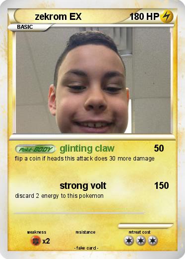 Pokemon zekrom EX