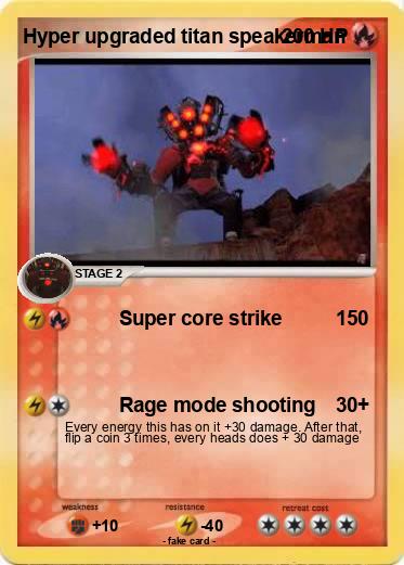 Pokemon Hyper upgraded titan speakerman