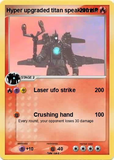 Pokemon Hyper upgraded titan speakerman