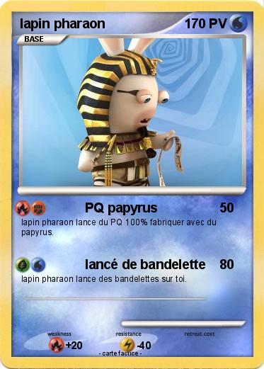 Pokemon lapin pharaon