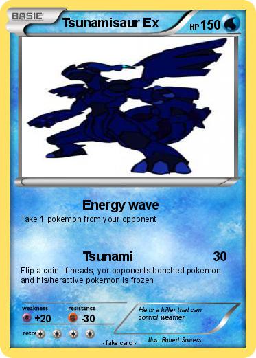 Pokemon Tsunamisaur Ex