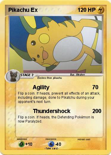 Pokemon Pikachu Ex