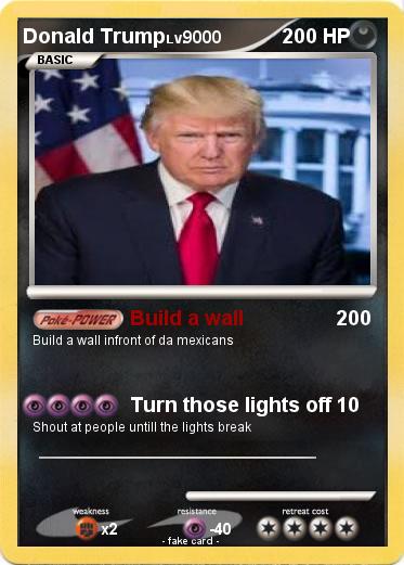 Pokemon Donald Trump