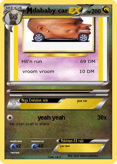 Pokemon dababy car