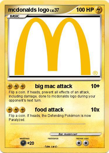 Pokemon mcdonalds logo