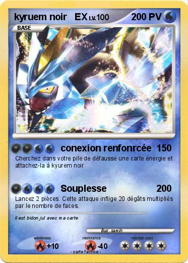 Pokemon kyruem noir   EX