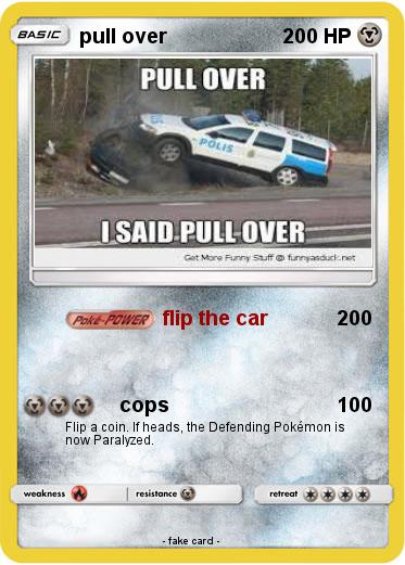 Pokemon pull over
