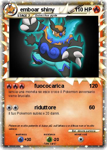 Pokemon emboar shiny