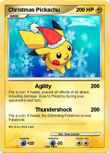 Pokemon Christmas Pickachu