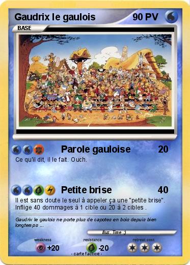 Pokemon Gaudrix le gaulois
