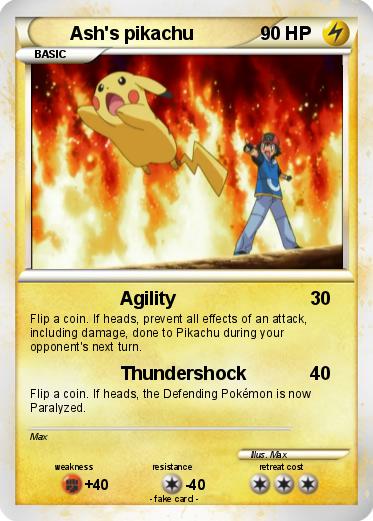 Pokemon Ash's pikachu