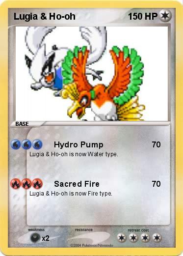 Pokemon Lugia & Ho-oh