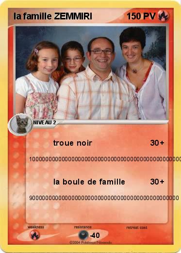 Pokemon la famille ZEMMIRI
