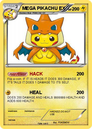 Pokemon MEGA PIKACHU EX
