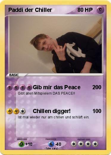 Pokemon Paddi der Chiller