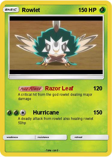 Pokemon Rowlet