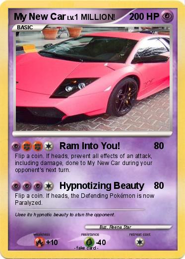 Pokemon My New Car