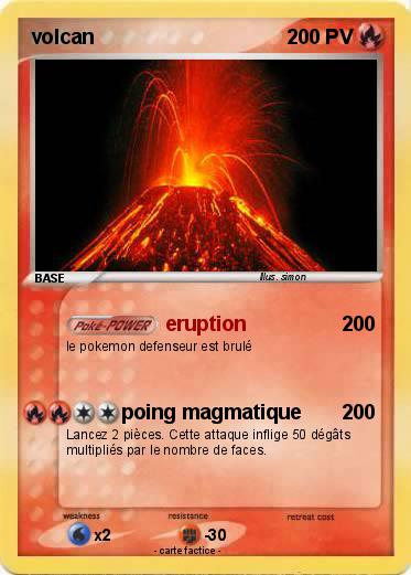Pokemon volcan