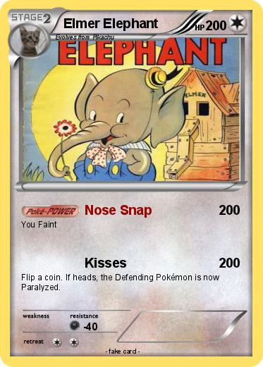 Pokemon Elmer Elephant