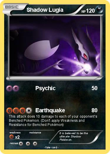 Pokemon Shadow Lugia