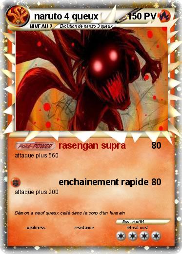 Pokemon naruto 4 queux