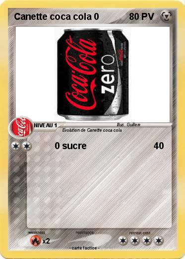 Pokemon Canette coca cola 0