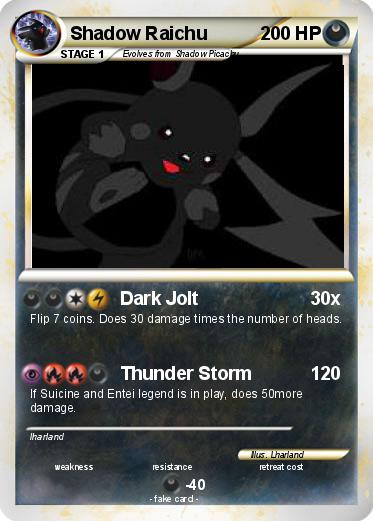 Pokemon Shadow Raichu