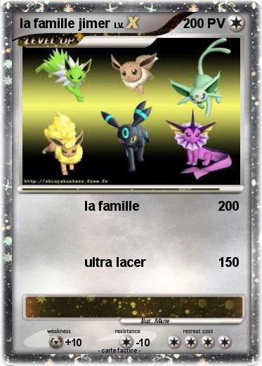 Pokemon la famille jimer
