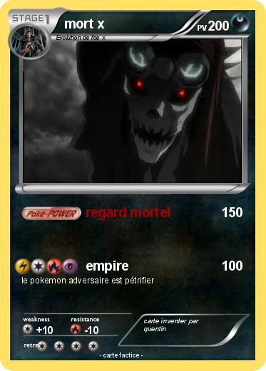 Pokemon mort x