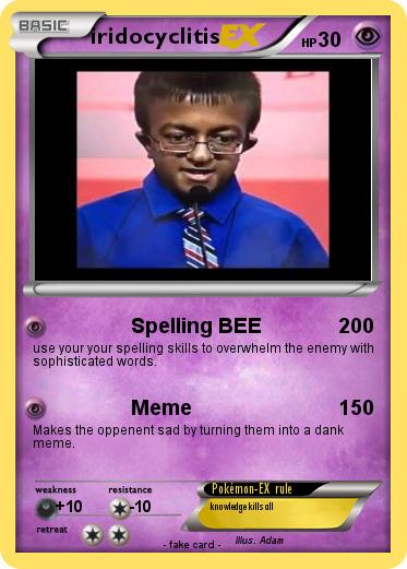 Pokemon iridocyclitis