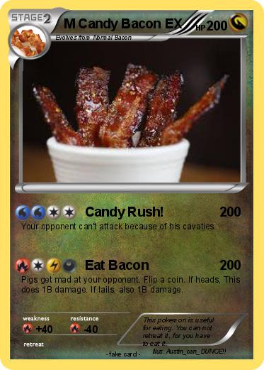 Pokemon M Candy Bacon EX