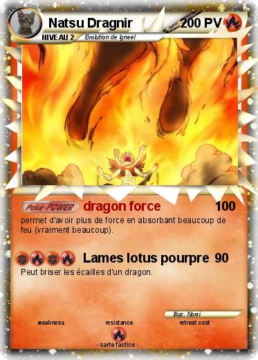 Pokemon Natsu Dragnir