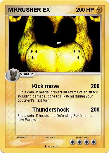 Pokemon M KRUSHER EX