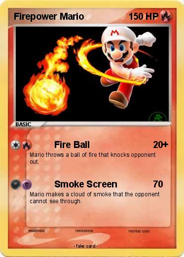 Pokemon Firepower Mario