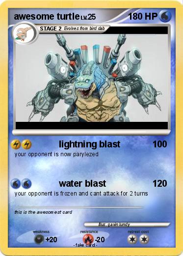 Pokemon awesome turtle